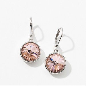 Touchstone Crystal by Swarovski Lulu Earrings Vintage Rose
